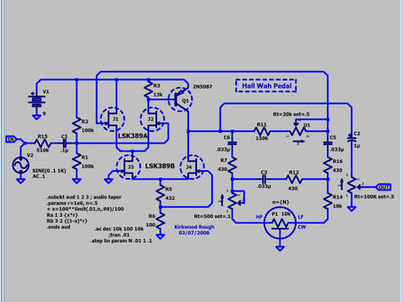 JFET Guitar Wah Pedal &mdash; Look Ma, No Inductors!