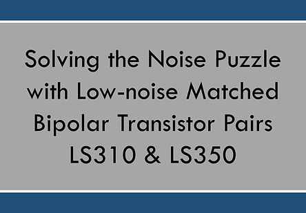Solving the Noise Puzzle