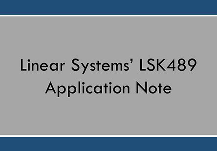LSK489 App Note
